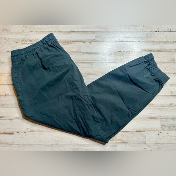 J.Crew Sport Pants XL Black Pull On Drawstring Waist Casual Elastic waist - Picture 10 of 10